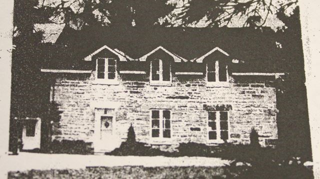 An old photo of the Grierson House.