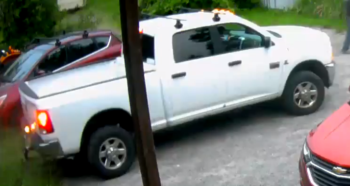 A photo of the stolen truck.