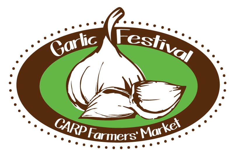 The garlic festival logo.