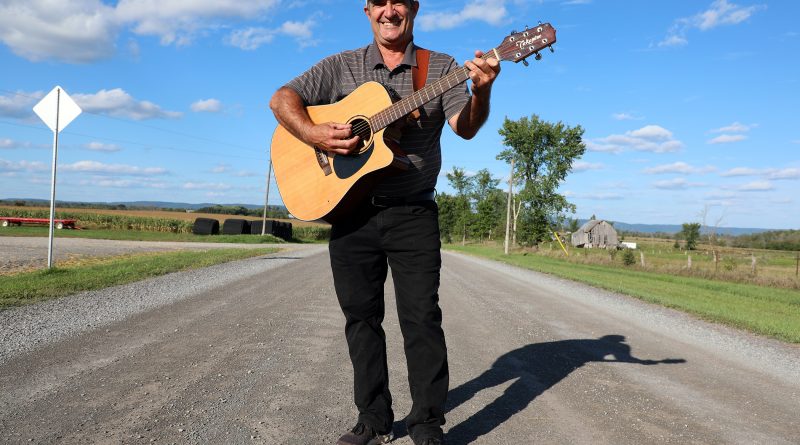 A photo of Bill Wilson on Kilmaurs Side Road.