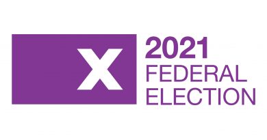 2021 federal election logo.