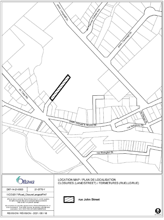 A map of the area.