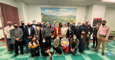 A photo of the staff and volunteers of the Diefenbunker.
