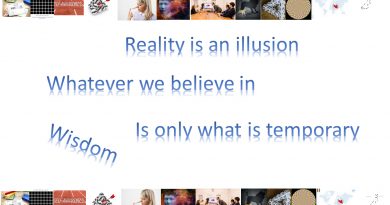 A poster about reality.