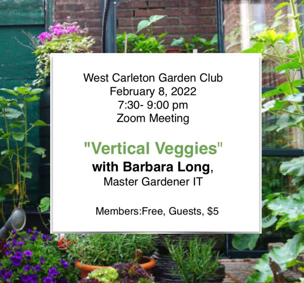 Garden Club poster.