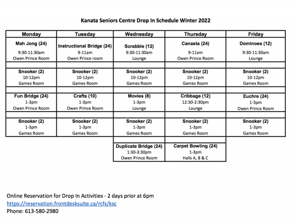 KSC schedule.