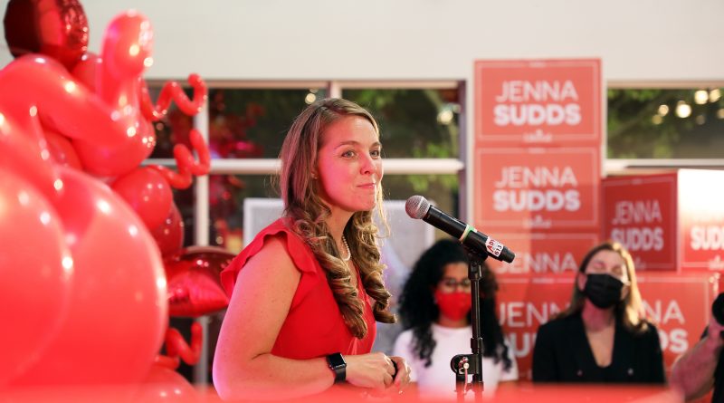 A photo of Jenna Sudds from election night.