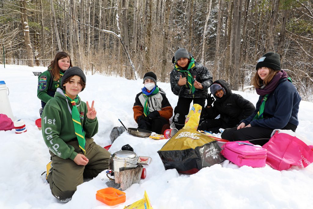 A photo of the First Carp Scouts.