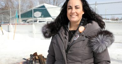 A photo of Melissa Coenraad at the Carp Winter Carnival.