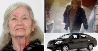 Photos of the missing person and the vehicle she drives.