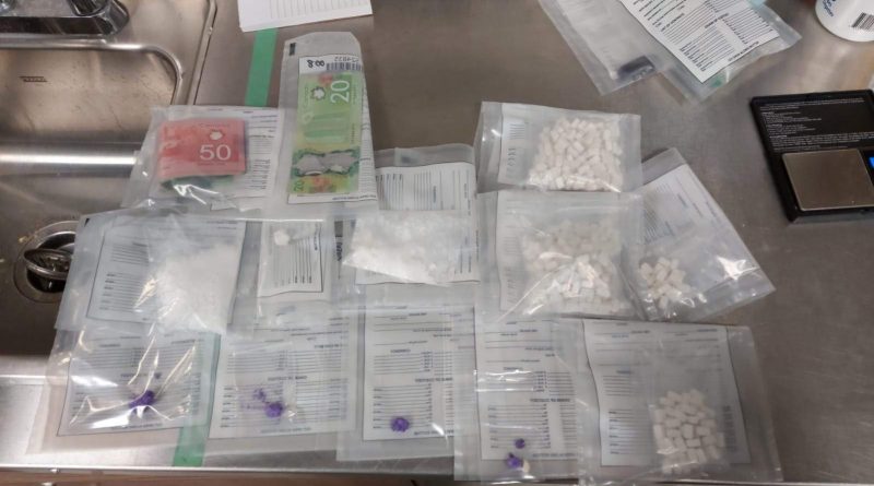 A photo of confiscated drugs.