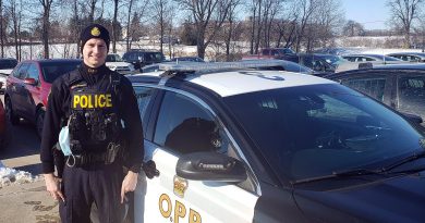 A photo of OPP Const. Mike A day in the life: rookie OPP Const. Draaistra.