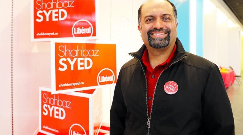 A photo of Liberal candidate Shahbaz Syed.
