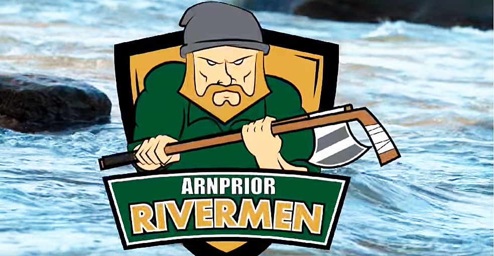 The new logo for the Arnprior Rivermen..