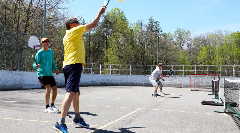 A photo of pickleball action in Constance Bay.