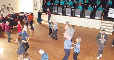 A photo of people dancing.