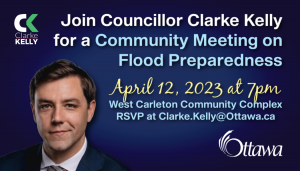 Ad for April 12 flood meeting.