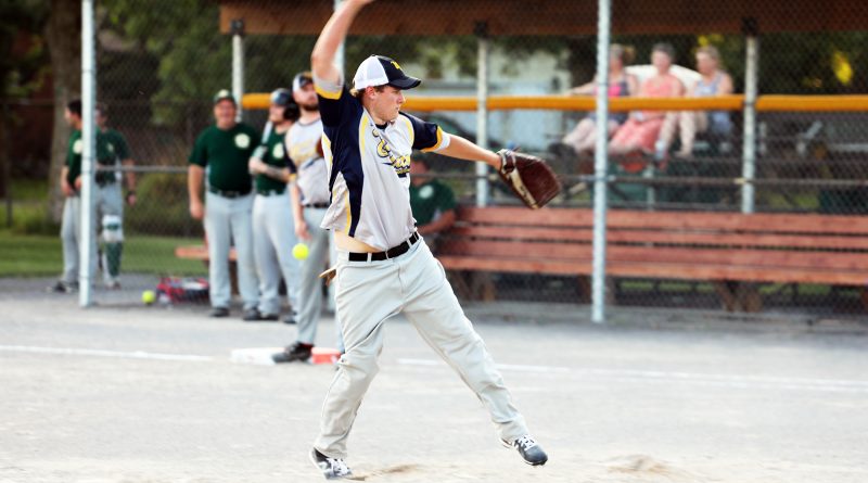 A fastball player pitches the ball.