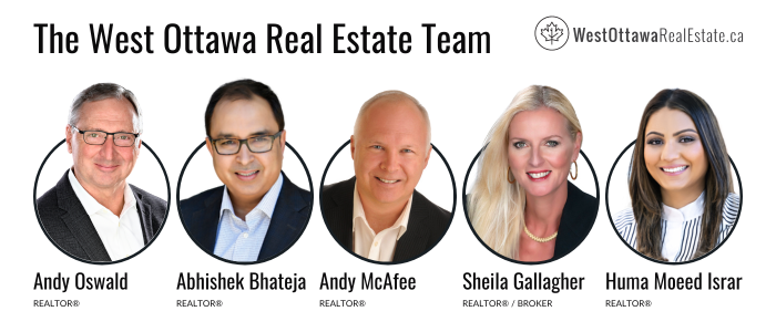 A photo of the West Ottawa Real Estate team.