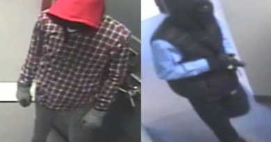Security footage of two suspects.