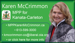 An ad for MPP Karen McCrimmon.