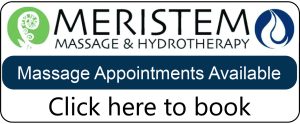 An ad for Meristem Massage.