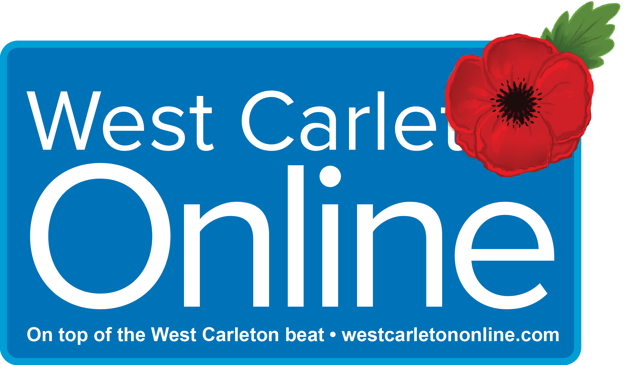 A West Carleton Online Remembrance Day logo.