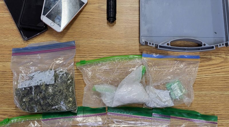 A photo of the confiscated drugs.