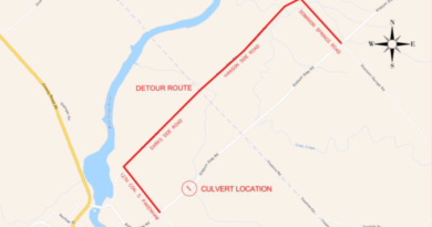 A map of a detour.