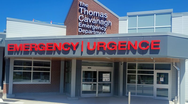 A photo of Carleton Place's new emergency department.