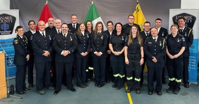 A group photo of paramedics.