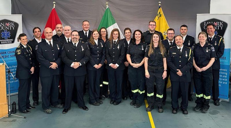 A group photo of paramedics.