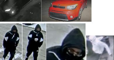 A collage of vehicles and suspects.