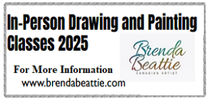 An ad for art lessons starting in 2025. Click for a screenreadable version of the workshops.