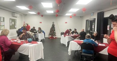 A photo of a community centre turned bistro.