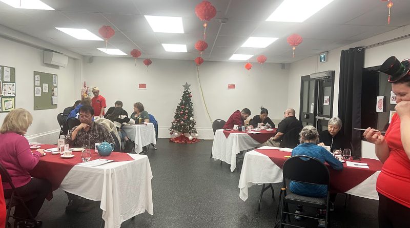 A photo of a community centre turned bistro.