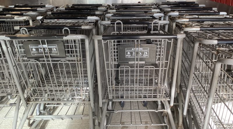 A photo of shopping carts.