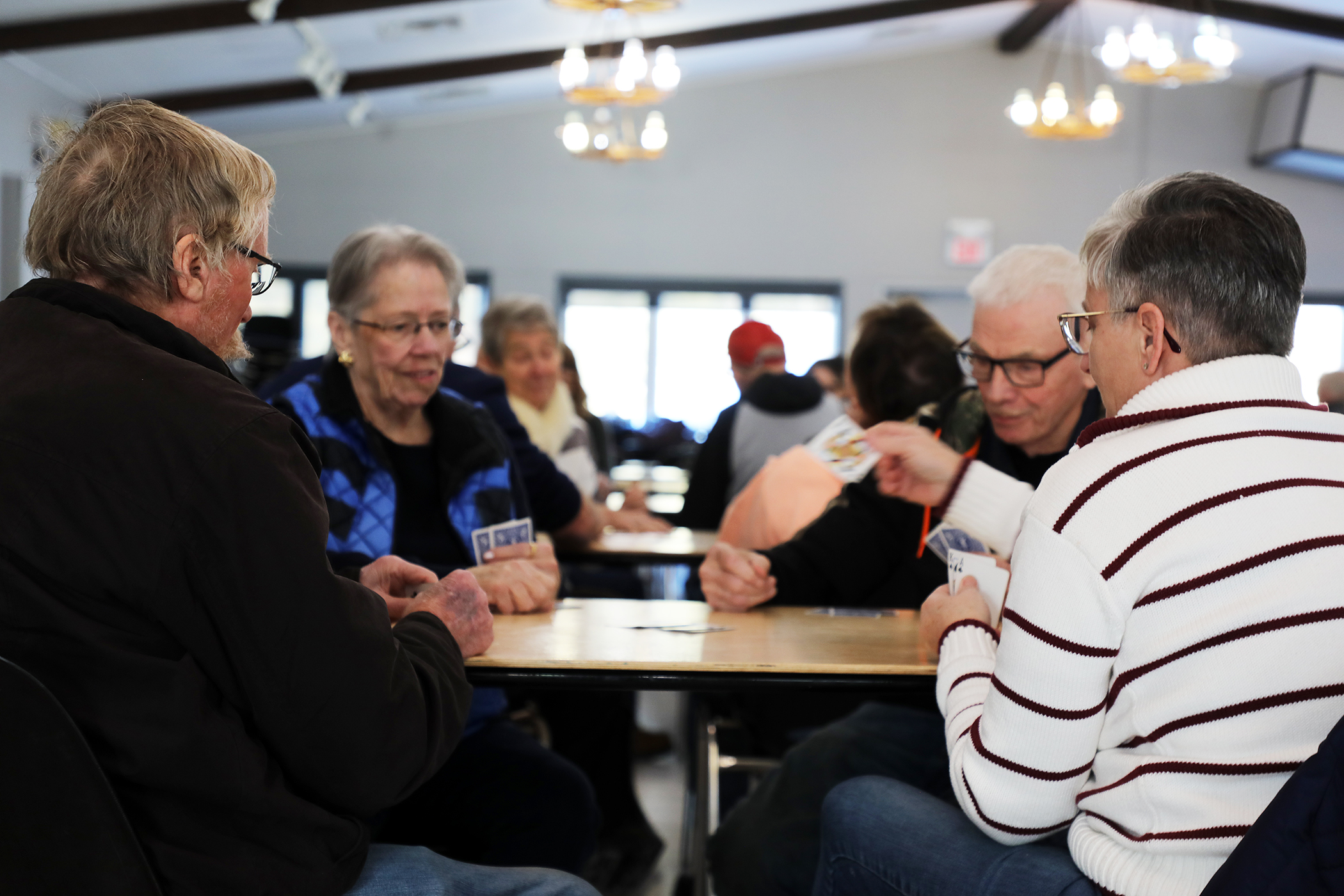 St. Michael’s euchre a cold start Saturday