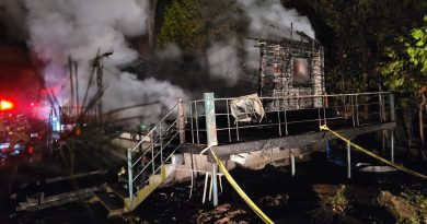 A photo of a smoking house.