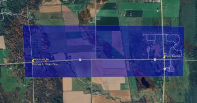 A map of the area.