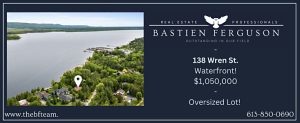 An ad for a waterfront property on Wren Street. Click for more details.