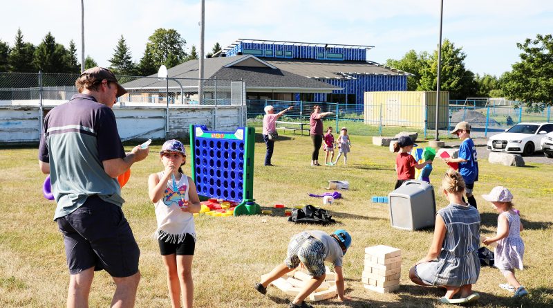 A photo of kids playing.