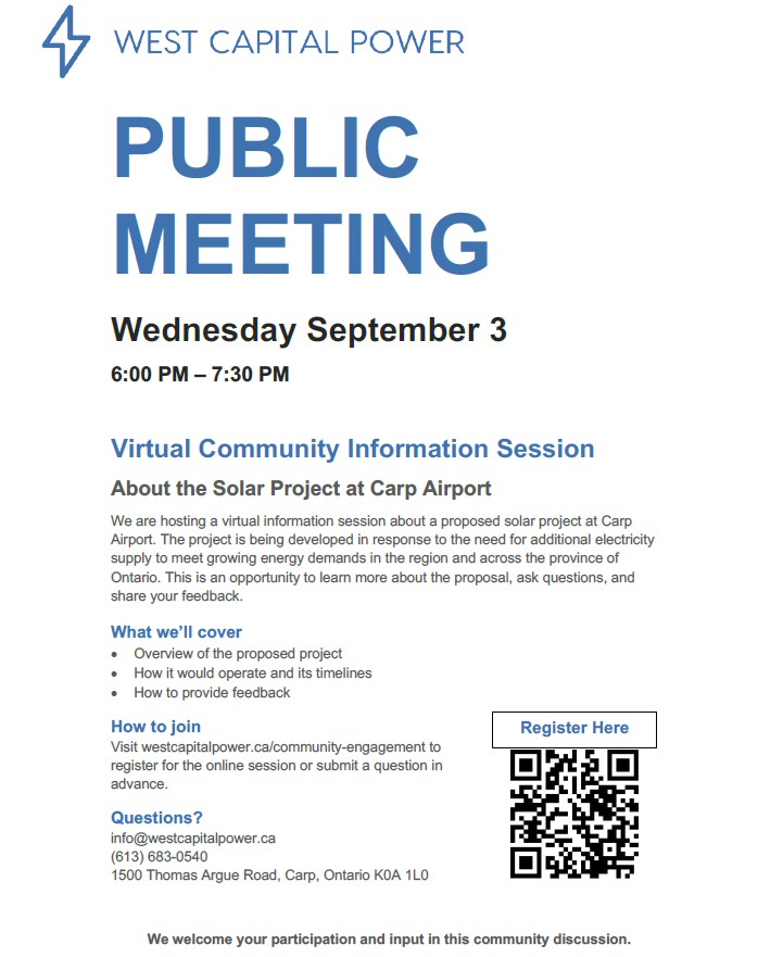 A poster for the event.