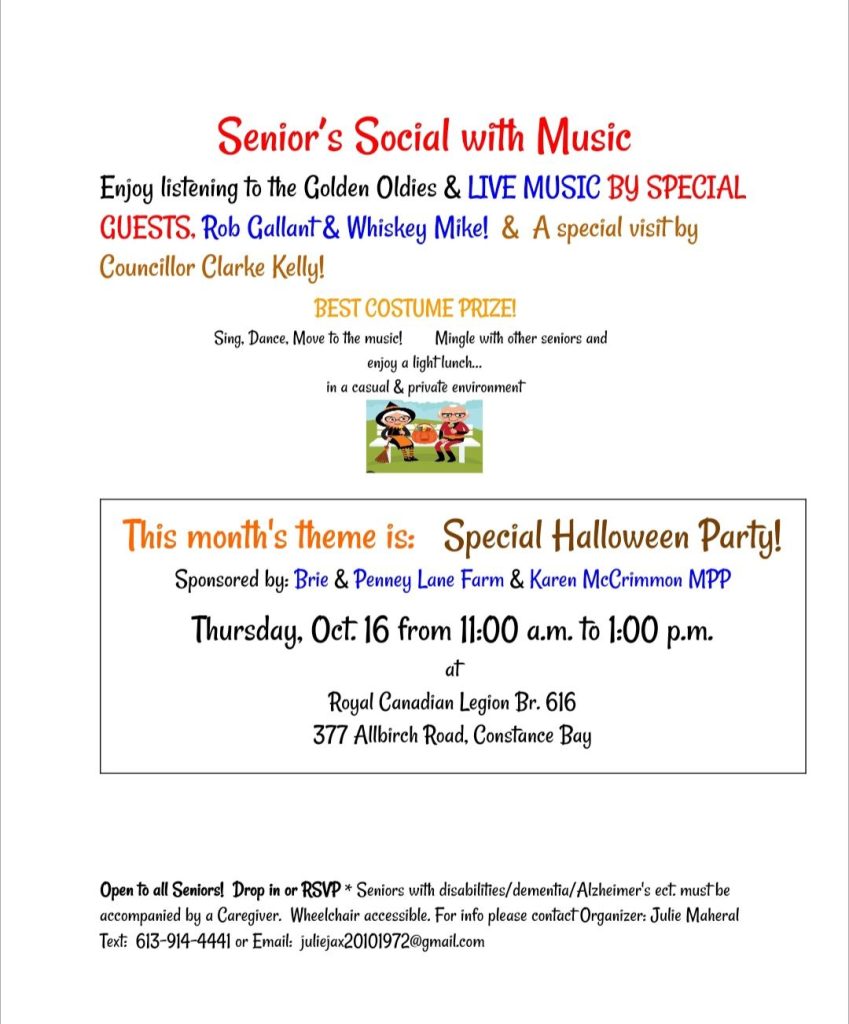 A poster for the event.