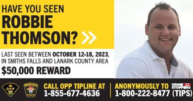 A poster for a missing man.