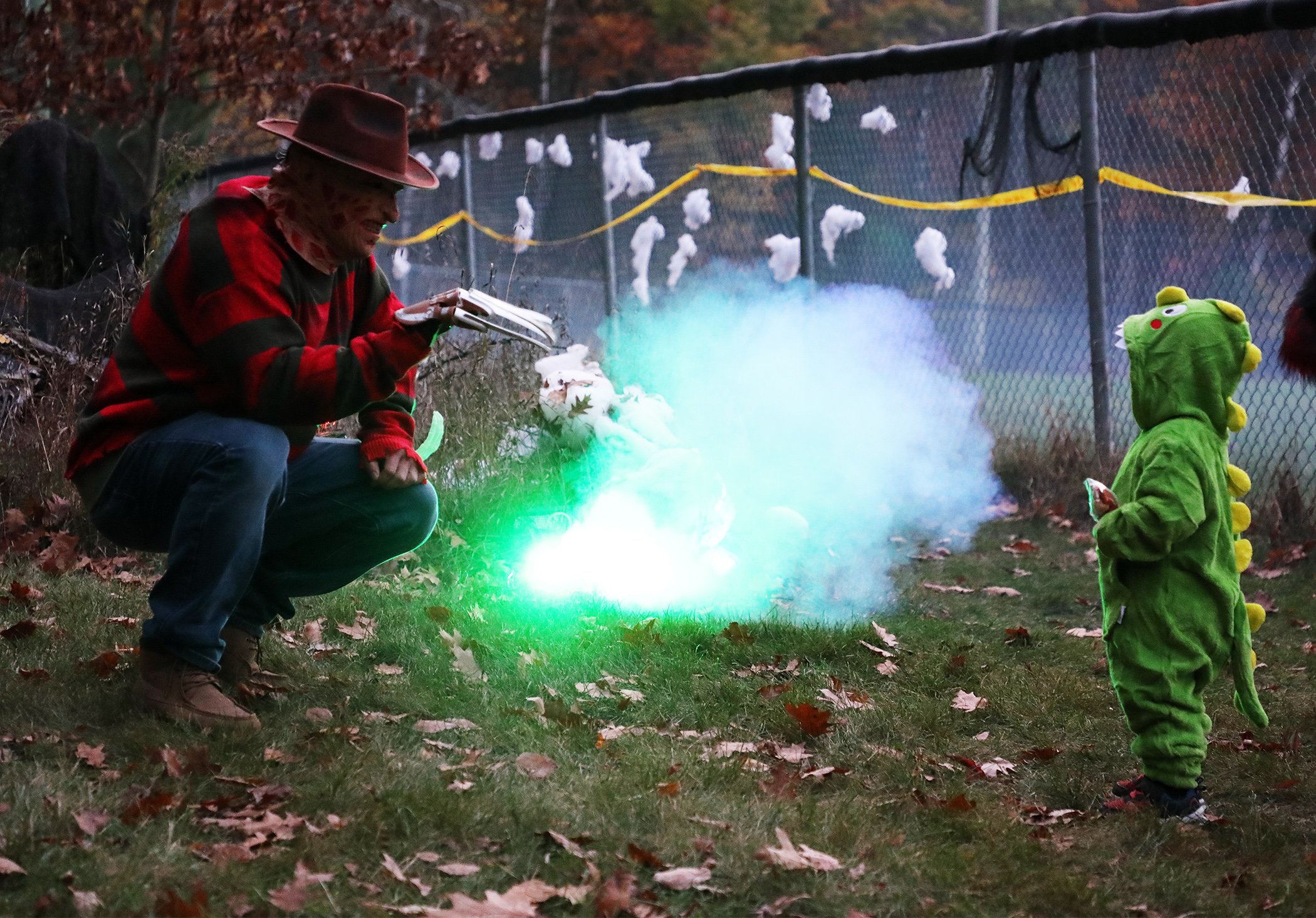 C Bay kids take spooky forest stroll