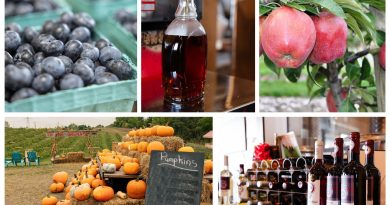 A collage of products.