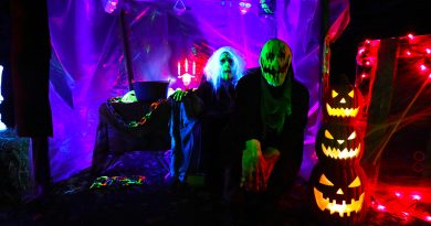 A scary Hallowe'en photo.