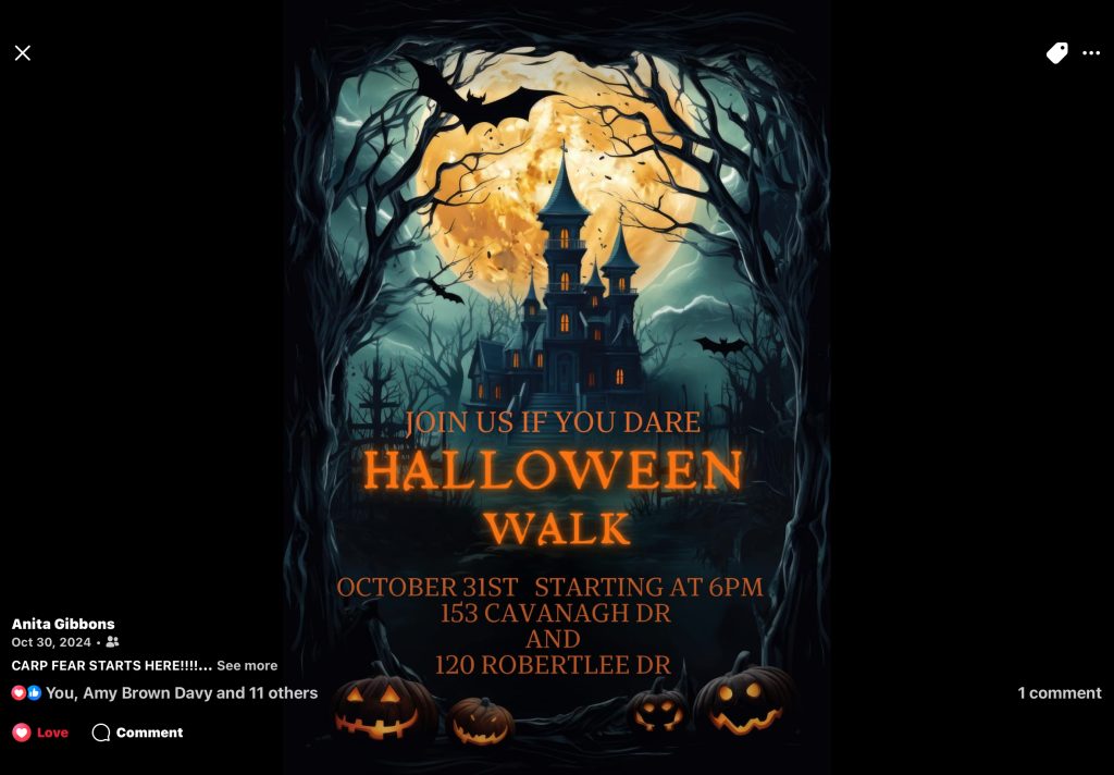A poster for the event.