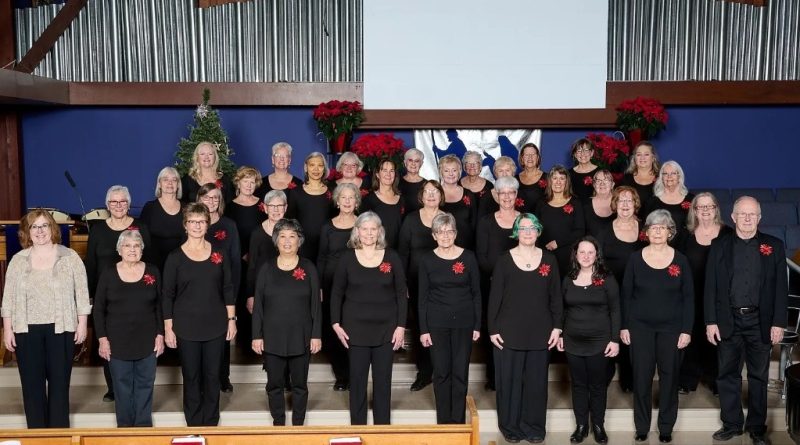 A photo of a ladies chorus.